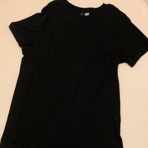 Long Fit Black T-shirt - Medium